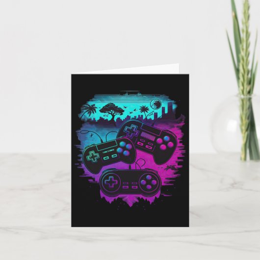 Gamer Videogame Controller 15 Kaart (Voorkant)