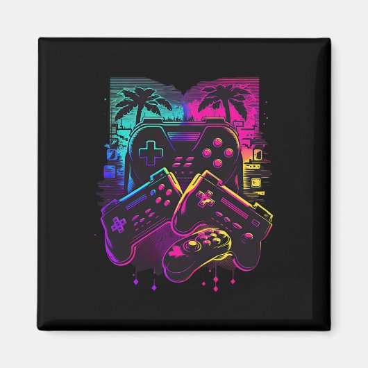 Gamer Videogame Controller 16 Magneet (Voorkant)