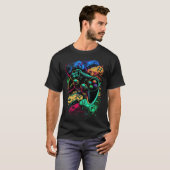 Gamer Videogame Controller 17 T-shirt (Voorkant volledig)