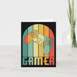 Gamer Videogame Lover Grappig Retro Gaming Kaart