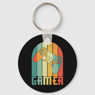 Gamer Videogame Lover Grappig Retro Gaming Sleutelhanger
