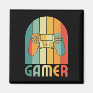 Gamer Videogames Speler Voor Speler Gamer Papa Magneet