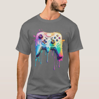 Gamer Videospel Kleurrijke Videospel Liefhebber me T-shirt