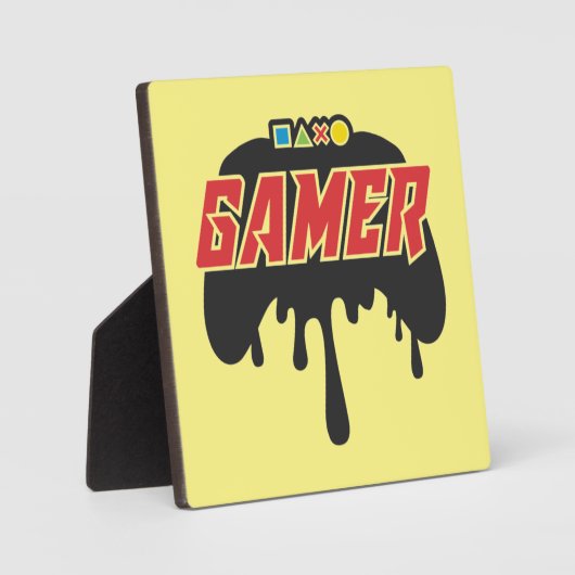 Gamer, videospelcontroller - Humor voor games Joke Fotoplaat (Voorkant)