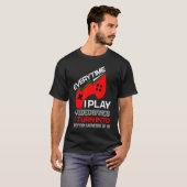 Gamer Videospellen in console Computer T-shirt (Voorkant volledig)