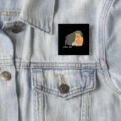 Gamer Vierkante Button 5,1 Cm (In situ)