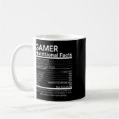 Gamer Voedingsfeiten Videogames Computernerd  Koffiemok (Links)
