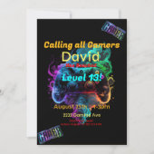 Gamer, Volgende Niveau, Speler Één Videogame Kaart (Voorkant)