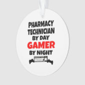 Gamer voor apotheektechnicus ornament (voorkant)