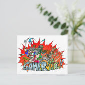 Gamer voor het leven briefkaart (Staand voorkant)