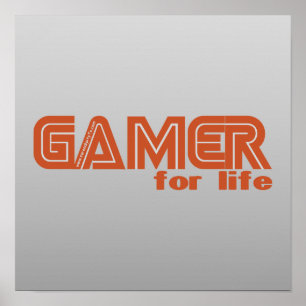 Gamer voor het leven poster