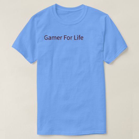 Gamer voor het leven t-shirt (Design voorkant)
