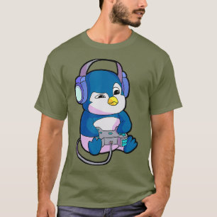 Gamer voor jongens Gaming Gift Tiener Meisje Pengu T-shirt