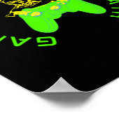 Gamer voor leven en dood poster (Hoek)