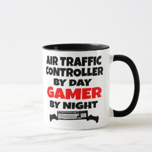 Gamer voor luchtverkeersleiders mok