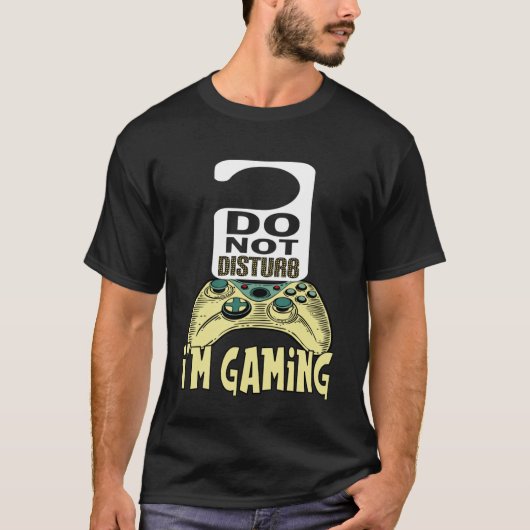 Gamer voor meisjes jongens Ik ben Gaming Don't Dis T-shirt (Voorkant)