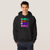 Gamer voor videogames hoodie (Voorkant volledig)