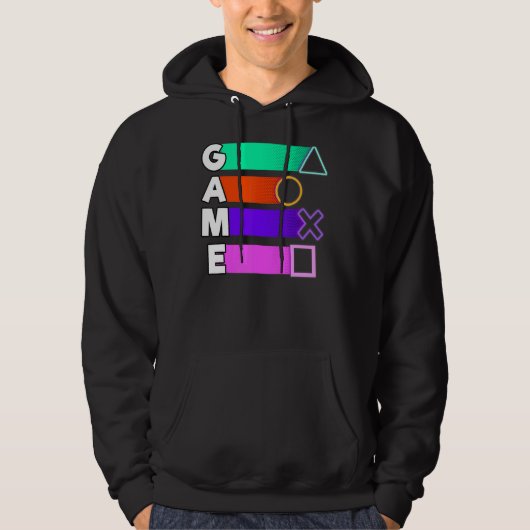 Gamer voor videogames hoodie (Voorkant)