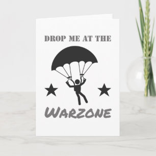 Gamer Warzone Parachute Skydive Gamer Kaart