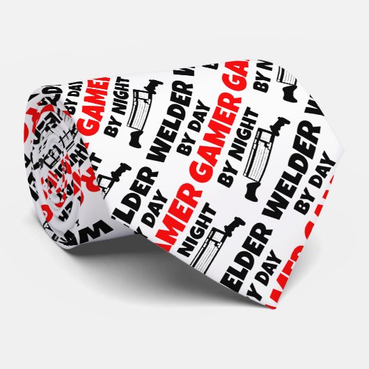 Gamer Welder Stropdas (Opgerold)