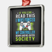 Gamer werd gedwongen om mijn controller te zetten metalen ornament (Links)