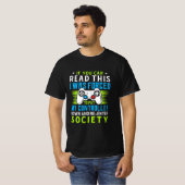 Gamer werd gedwongen om mijn controller te zetten t-shirt (Voorkant volledig)