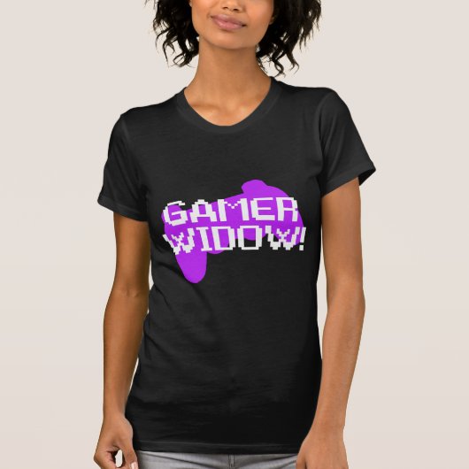 Gamer Widow T-shirt (Voorkant)