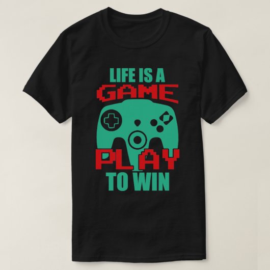 Gamer Win T-shirt (Design voorkant)