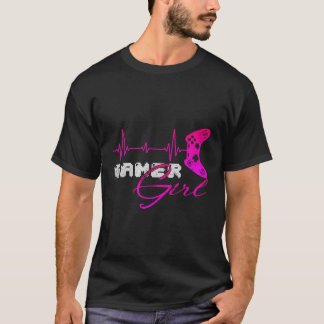 Gamer Women Girls Video Games Controller T-shirt