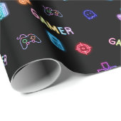 Gamer Wrapping Paper Cadeaupapier (Rol Hoek)