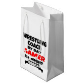 Gamer Wrestling Coach Klein Cadeauzakje (Voorkant Gekanteld)