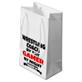 Gamer Wrestling Coach Klein Cadeauzakje (Achterkant Gekanteld)