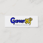 Gamer-XP Mini Visitekaartje (Achterkant)