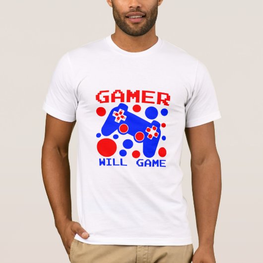 GAMER ZAL GAMEN T-SHIRT (Voorkant)