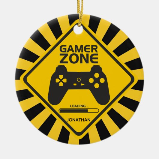 Gamer Zone Video Gaming Ornament (Voorkant)