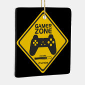 Gamer Zone Video Gaming Ornament (Rechts)