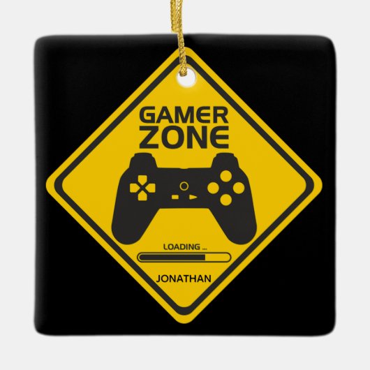 Gamer Zone Video Gaming Ornament (Voorkant)