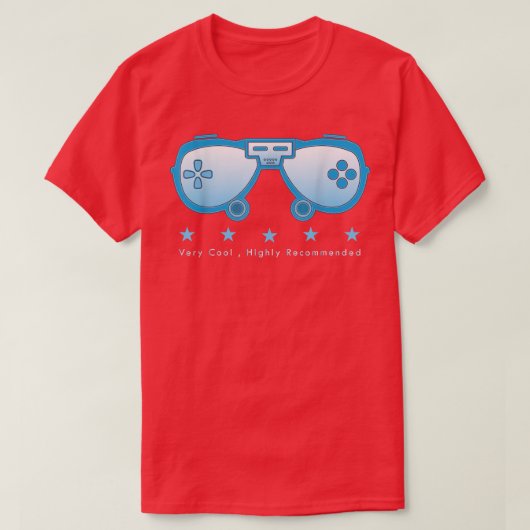 Gamer Zonnebrillen Video Game Controller Gaming Lo T-shirt (Design voorkant)