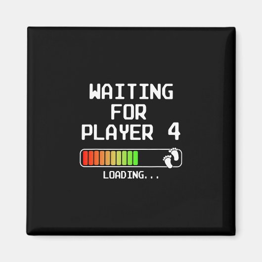 Gamer Zwangerschapsaankondiging 2de Magneet (Voorkant)