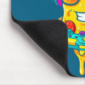 Gamer Zza Slice Video Gaming Boy Enthusiast Gamer  Muismat (Hoek)