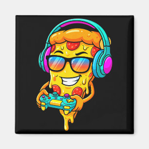 Gamer Zza Slice Video Gaming Jongen Enthousiast Ga Magneet