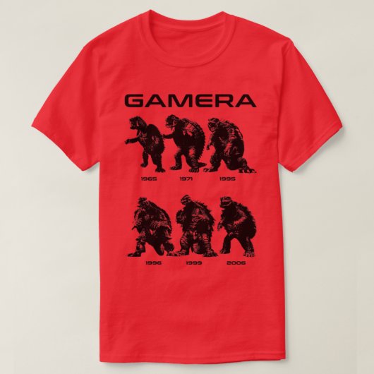 GAMERA JAREN T-SHIRT (Design voorkant)
