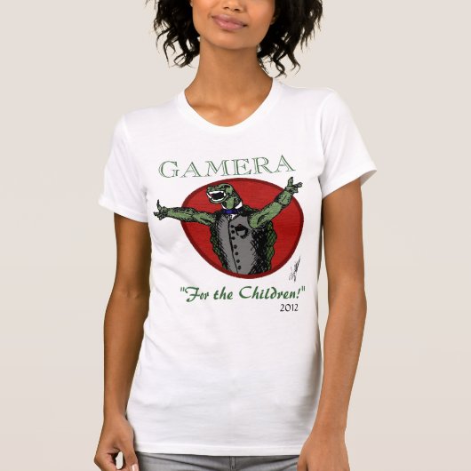 Gamera voor President 2012 T-shirt (Voorkant)