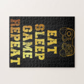 Gamercadeau | Eat Sleep Game Repeats Legpuzzel (Horizontaal)