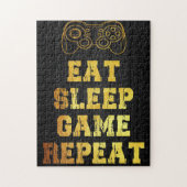Gamercadeau | Eat Sleep Game Repeats Legpuzzel (Verticaal)
