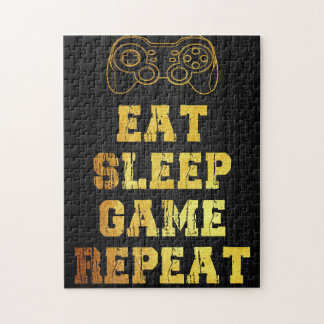Gamercadeau | Eat Sleep Game Repeats Legpuzzel