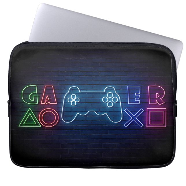 Gamercadeau | Gamer Online Laptop Sleeve (Voorkant)