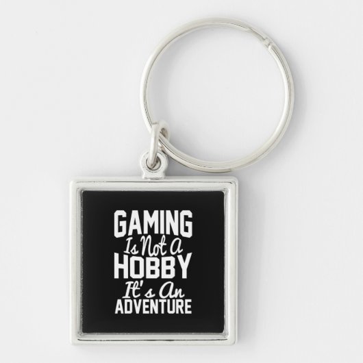Gamercadeau | Gaming Het is een avontuur Sleutelhanger (Voorkant)