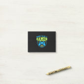 Gamercadeau | Geboren als gamer Post-it® Notes (Op bureau)