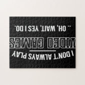 Gamercadeau | Ik speel niet altijd videospelletjes Legpuzzel (Horizontaal)